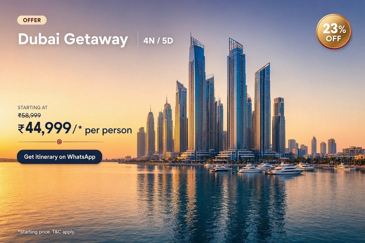 Dubai Getaway offer poster
